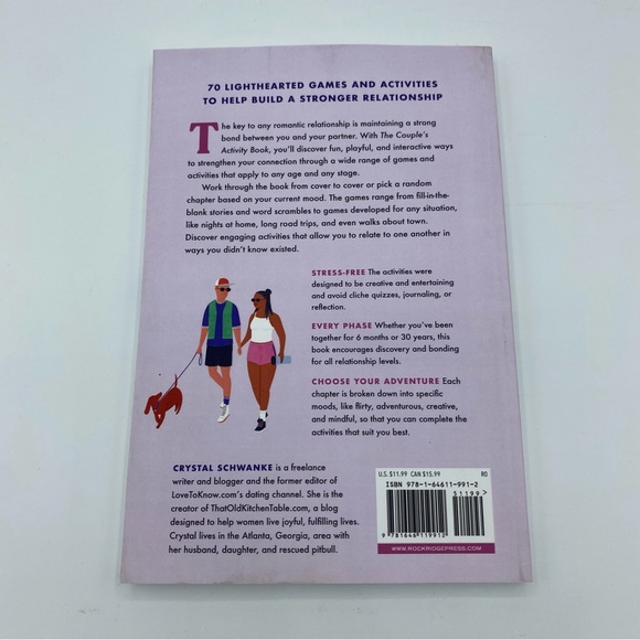 Crystal Schwanke The Couple's Activity Book Strengthen Your Relationship - Picture 2 of 9